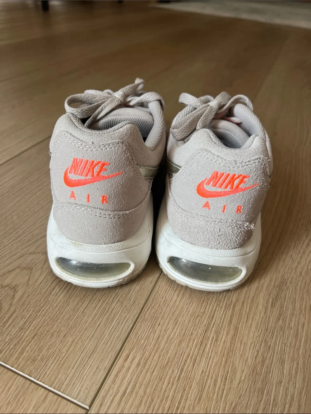 Nike Women's Air Max Command Sneakers in Light Beige with Gold Swoosh - Picture 3 of 10
